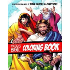 The Action Bible Coloring Book - Bible Heroes & Devotions